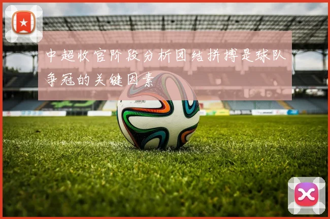 中超收官阶段分析团结拼搏是球队争冠的关键因素